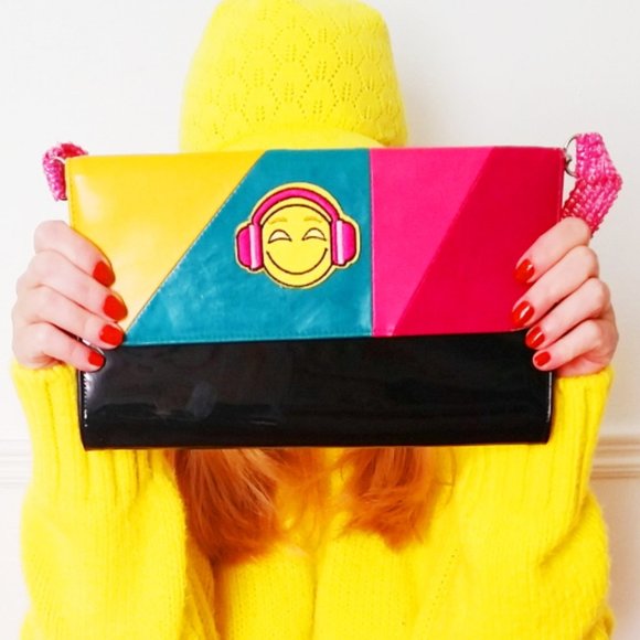 Refashioned 80's Crossbody Bag (or clutch) - Picture 7 of 7